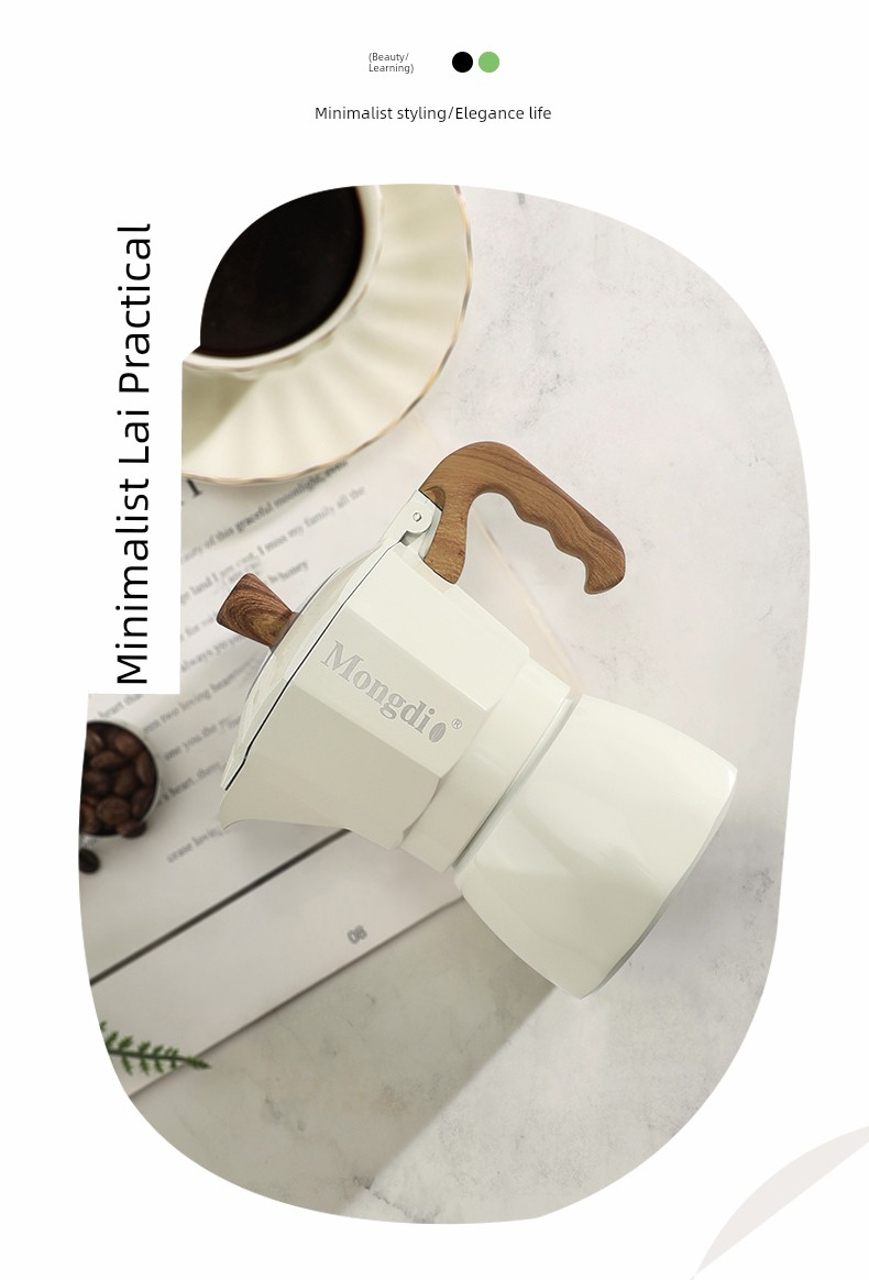 Mongdio Double Valve Espresso Coffee Maker Set