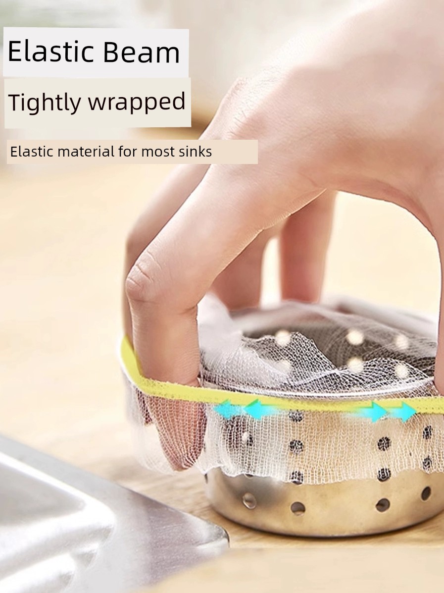 Color Sink Filter Net Kitchen Sewer Vegetable Washing Sink Garbage Dreg Screening Anti-Blocking Disposable Cleaning Floor Drain Net