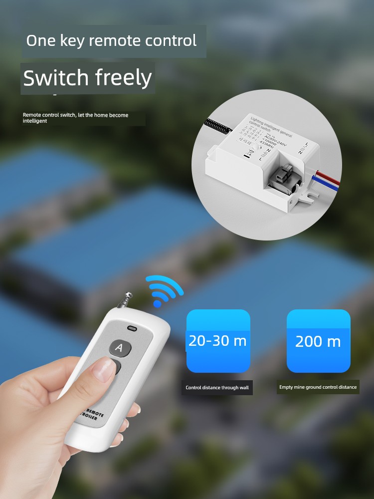 For Home Wireless Power Smart Remote Control Switch 220V LED Lamp Ceiling Luminaire Surface Mounted Luminaire Remote Control Device Universal