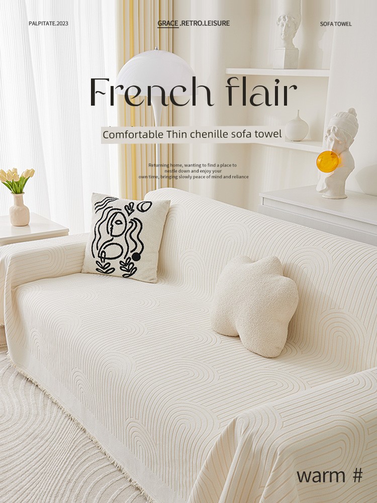 Fresh Chenille Sofa Cover Towel Four Seasons Universal Seat Cushions Sofa Cover All-Inclusive Universal Full Covered Sofa Blanket