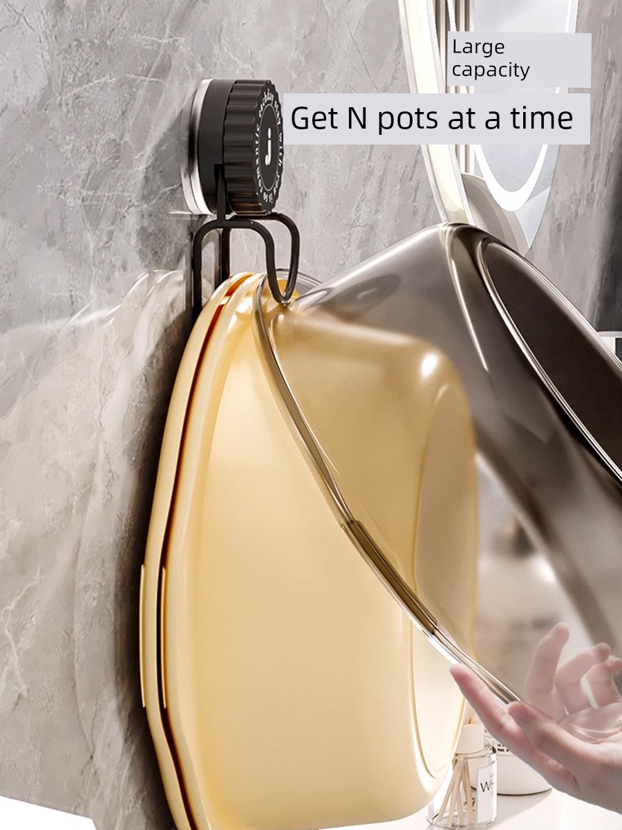 Accessible Luxury Washstand Rotate Punch-Free Hook Sucker