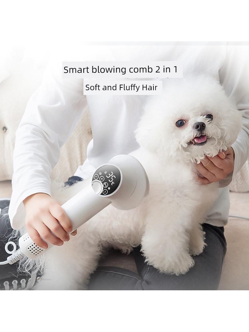 Hippie Dog Pet Hair Dryer Dog Blowing Hair Pulling One Cat Comb Quick-Drying Small Size Dogs Bath Water Blower