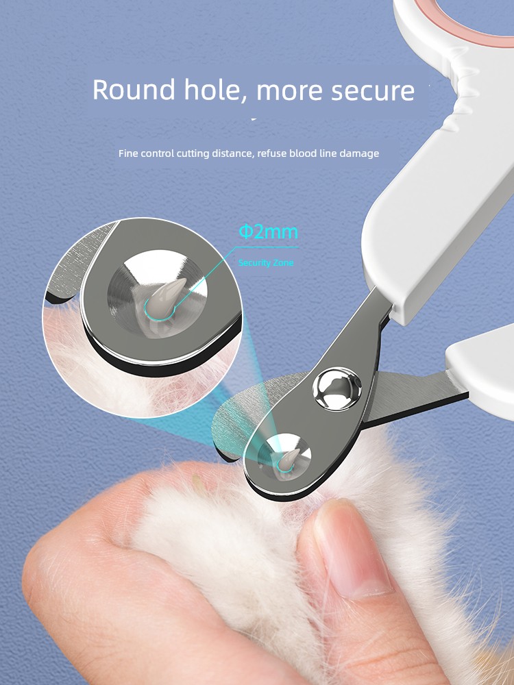 Special Puppy Dog round Hole Scissors Fantastic Toe Nail Tool Cat