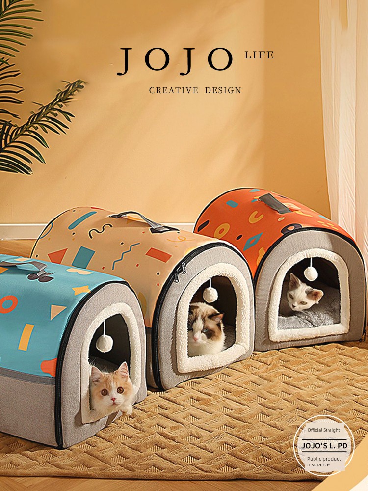 Jojo's L. Pd. Mr. Grocery. Cat Nest Winter Heattech Enclosed Removable and Washable New Arrival Room | Tips