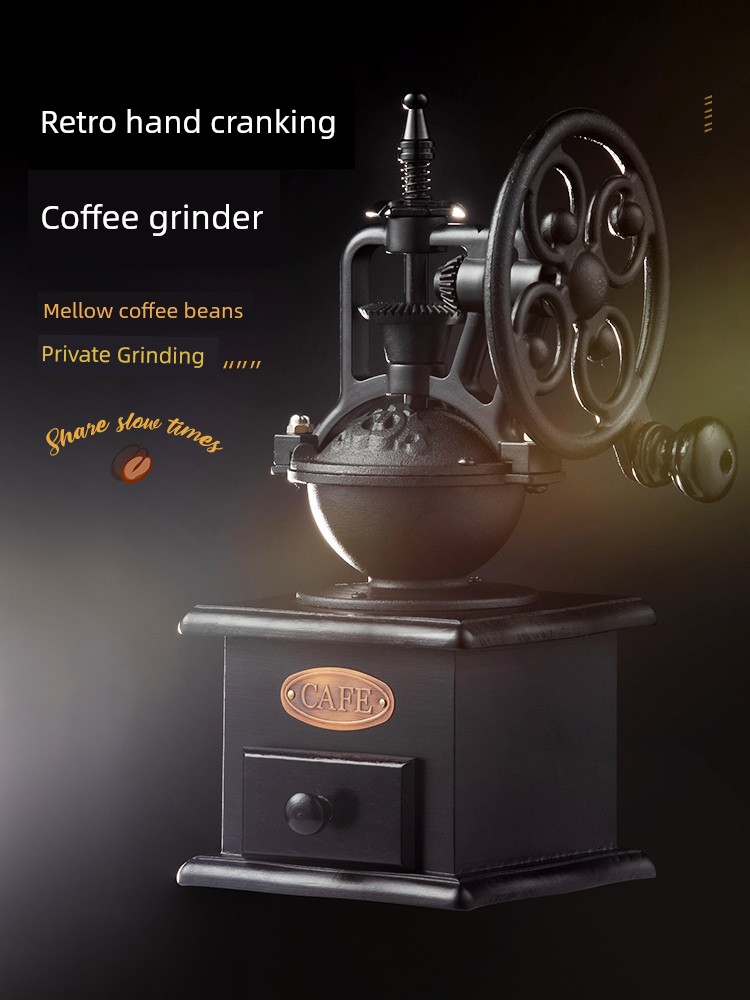 Retro Hand Coffee Grinder - ماكينة قهوة ريترو يدوي...