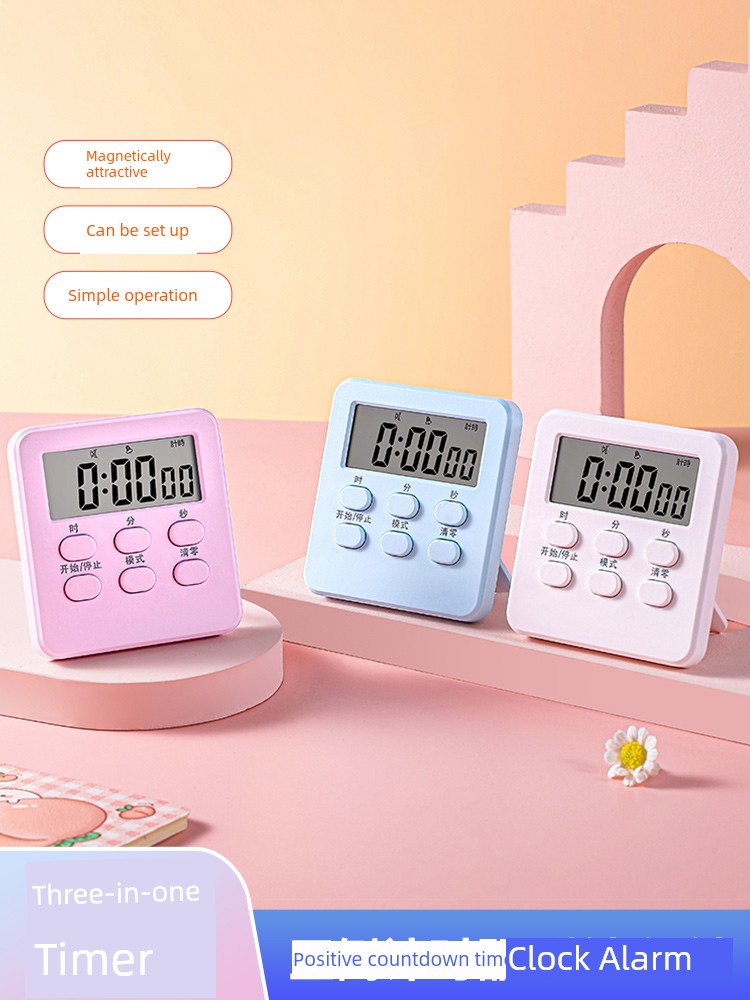 Jie'an Xi Timer Learning Dedicated Kids Timer Time Management Kitchen Reminder Student Homework Self-Discipline