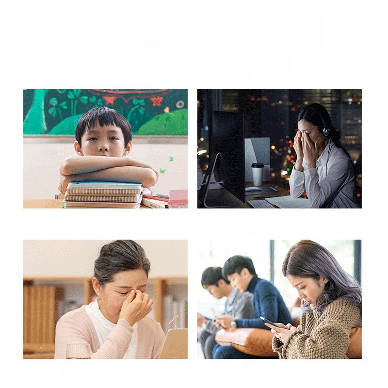 Argy Wormwood Steam Eyeshade Hot Compress Relieving Eye Fatigue Shading Eye Protection Patch Male and Female Students Soothing the Nerves and Hanging Ears Sleep Vision