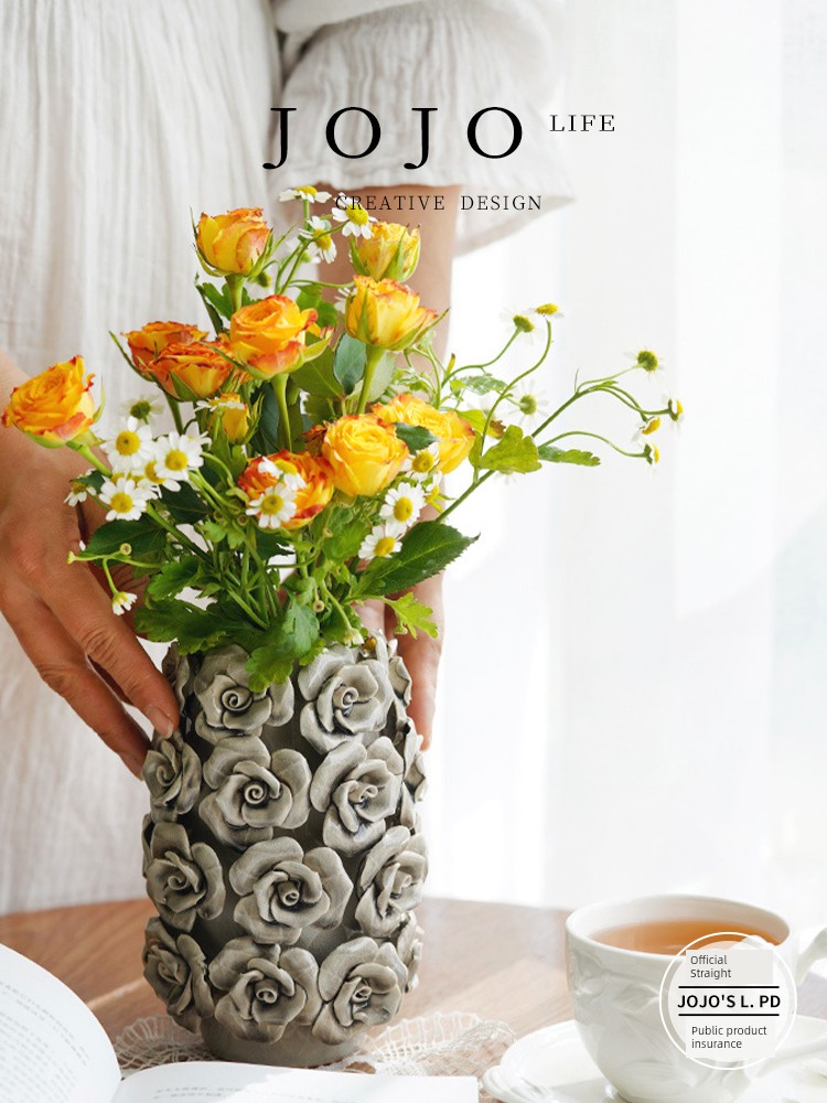 Jojo's L. Pd. Song. Vase European-Style Desktop Decorations Hydroponic Flower Arrangement Flowers | Song Ling