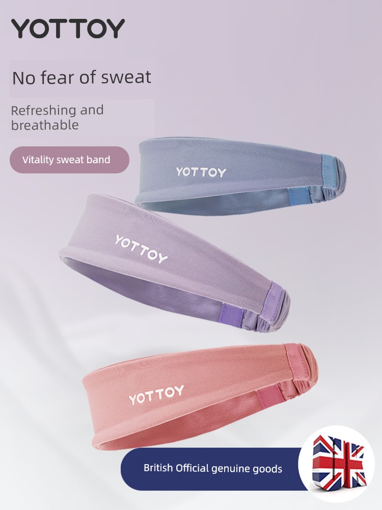 Headband Exercise Hair Band Men and Women Sweat-Absorbing Anti-Sweat Band Basketball Running Yoga Fitness Sport Headband Headscarf Sweatband