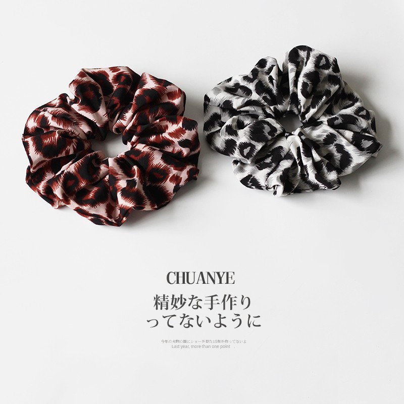 2024 Classy Leopard Print Hair Band Ties