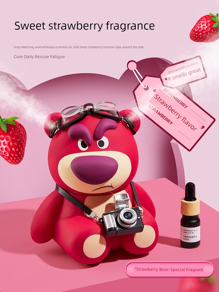 Birthday Gift for Boys for Boyfriend for Friends Anniversary Practical High-End Creative Surprise Strawberry Bear