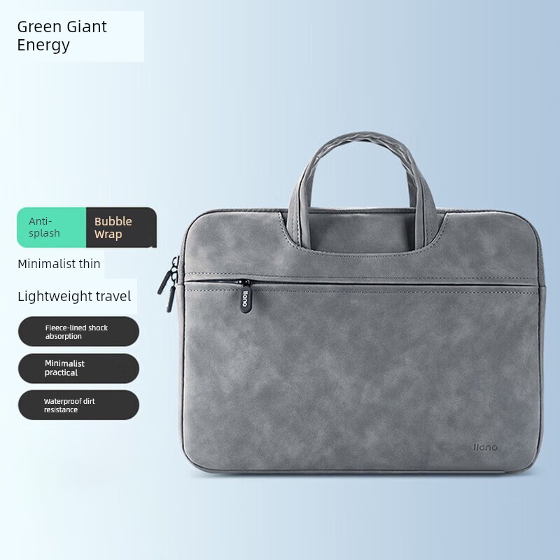 Llano Laptop Sleeve Satchel for Apple MacBook Lenovo Pro Xiaoxin Air Huawei Matebook14-Inch Female 15.6-Inch 13.3 Female Beautiful 16 Protective Case