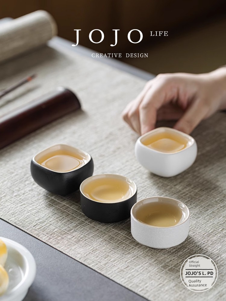 Jojo's L. Pd. Ministry. Ceramic Double-Layer Anti-Scald Teacup Household Master Cup Tea Set | Household Cao