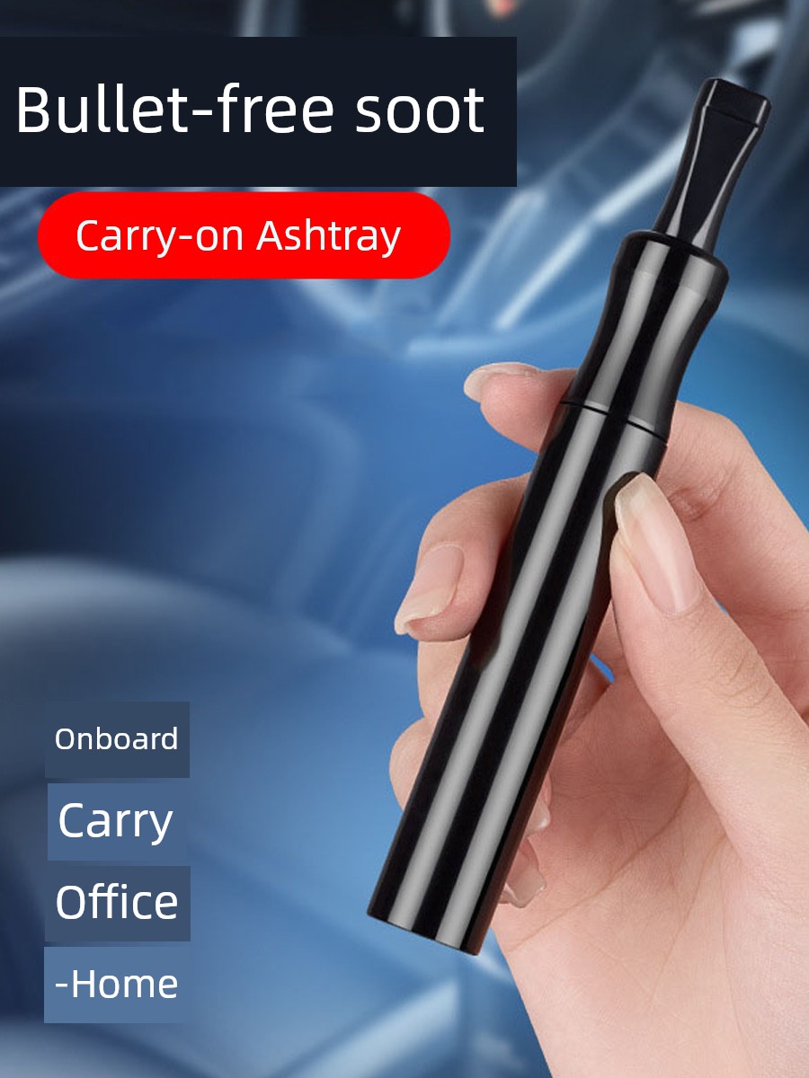 Portable Ashtray Car Cigarette Stick Portable Prevent Fly Ash Ashtray Mini Pocket Multifunctional Ashtray
