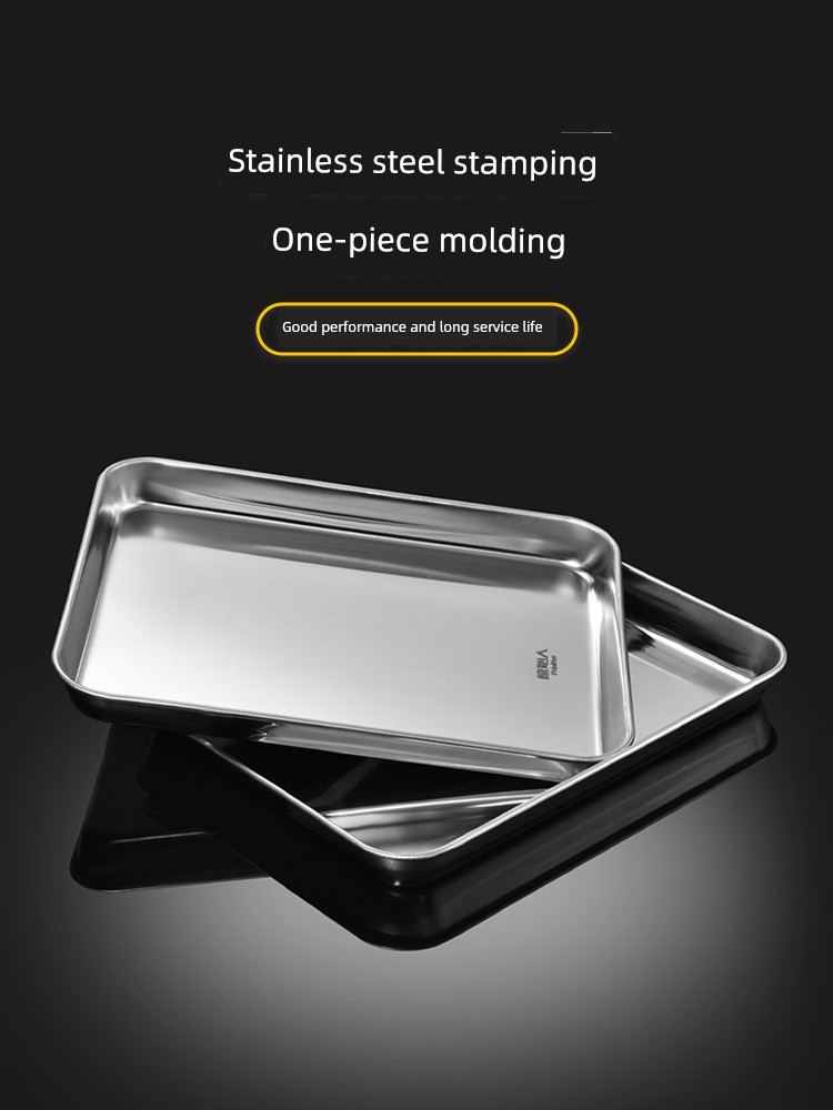 Primitive Man Food Tray Rectangular For Home Barbecue Tools