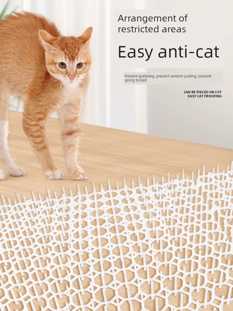 Anti-Cat Studs Bed and Urine Handy Gadget Anti-Cat Climber Thorn Mat Sofa Protection Dogs and Cats Isolation Restricted Area Gill Net Mat