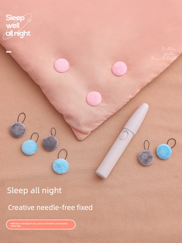 Quilt Holder Anti-Run Safety Pinless Invisible Quilt Cover Duvet Insert Non Slip For Home Sheet Buckle Order Quilt Handy Gadget
