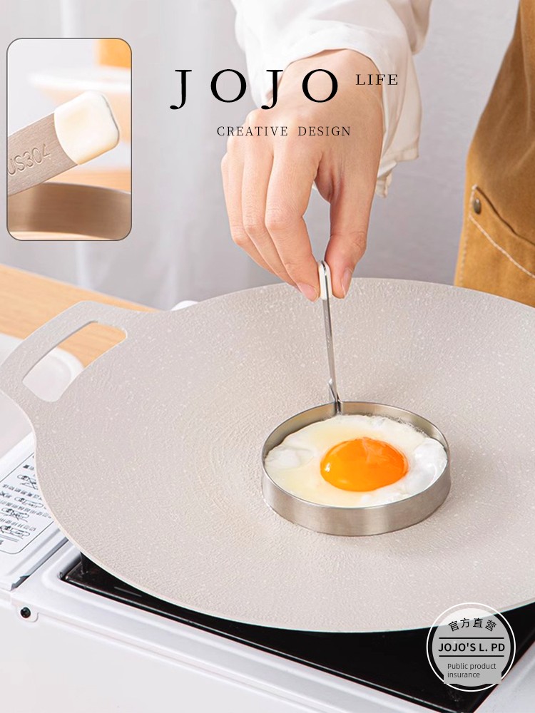 Jojo's L. Pd. Mr. Grocery. Fried Egg Mold Poached Egg Model Stainless Steel Silicone Kitchen | People Find