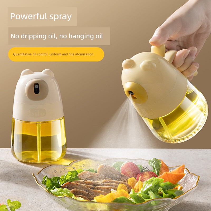 New Arrival Oil Spray Spray Air Fryer For Home Kitchen Cooking Oil Leak-Proof Non-Oil-Stick Glass Fuel Injector