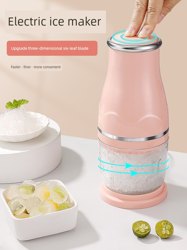 Ice Crusher Electric Ice Crusher Manual Stall Ice Crusher Slush Machine For Home Small Ice Crusher Soft Ice Machine