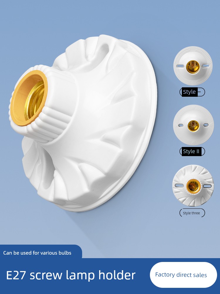 LED Screw Universal Energy-Saving Open Wire Socket Lamp Holder
