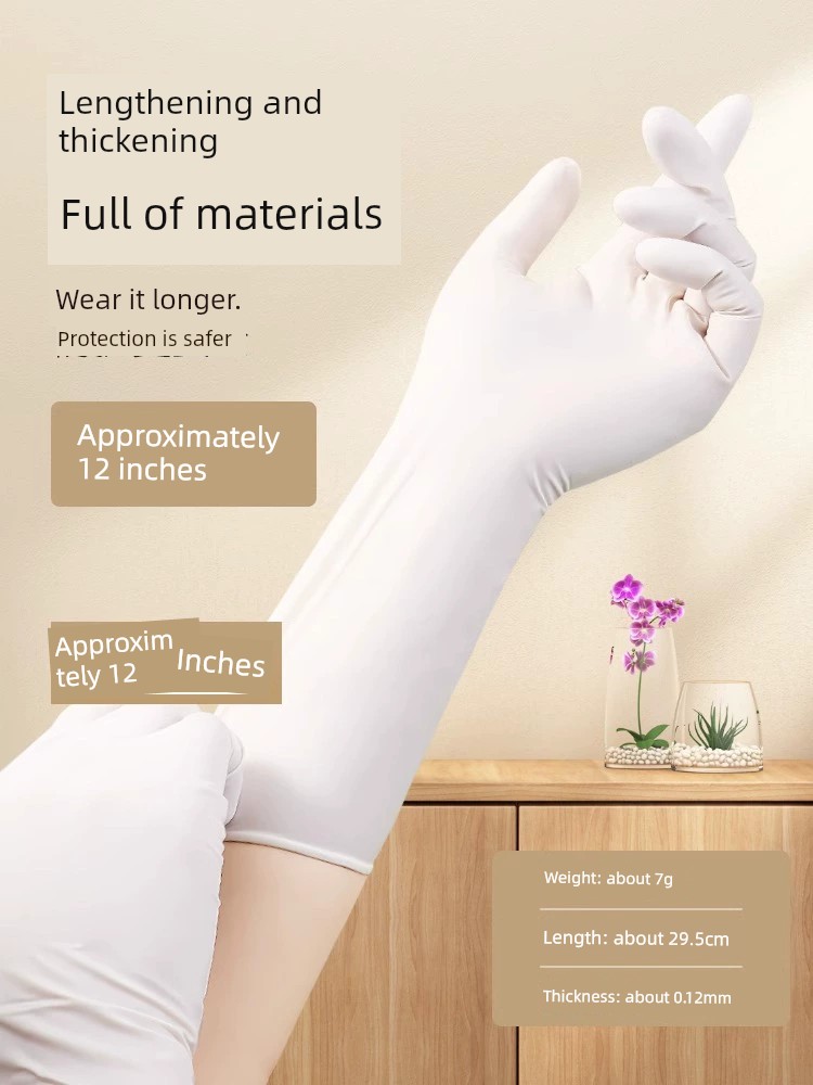 Nitrile Kitchen Waterproof Extra Thick and Durable Disposable Gloves