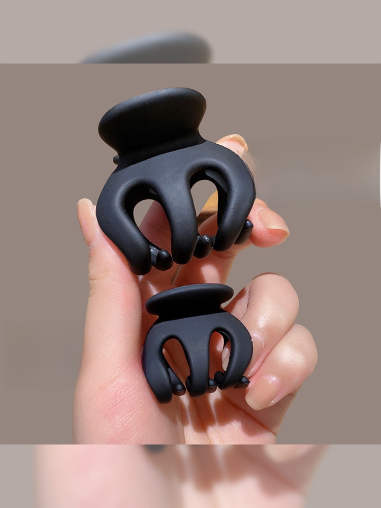 Pumpkin Fixed Gadget High Skull Top Anti-Collapse Hairpin Ponytail
