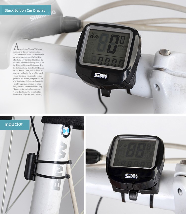 Waterproof Bicycle Odometer with Large Display