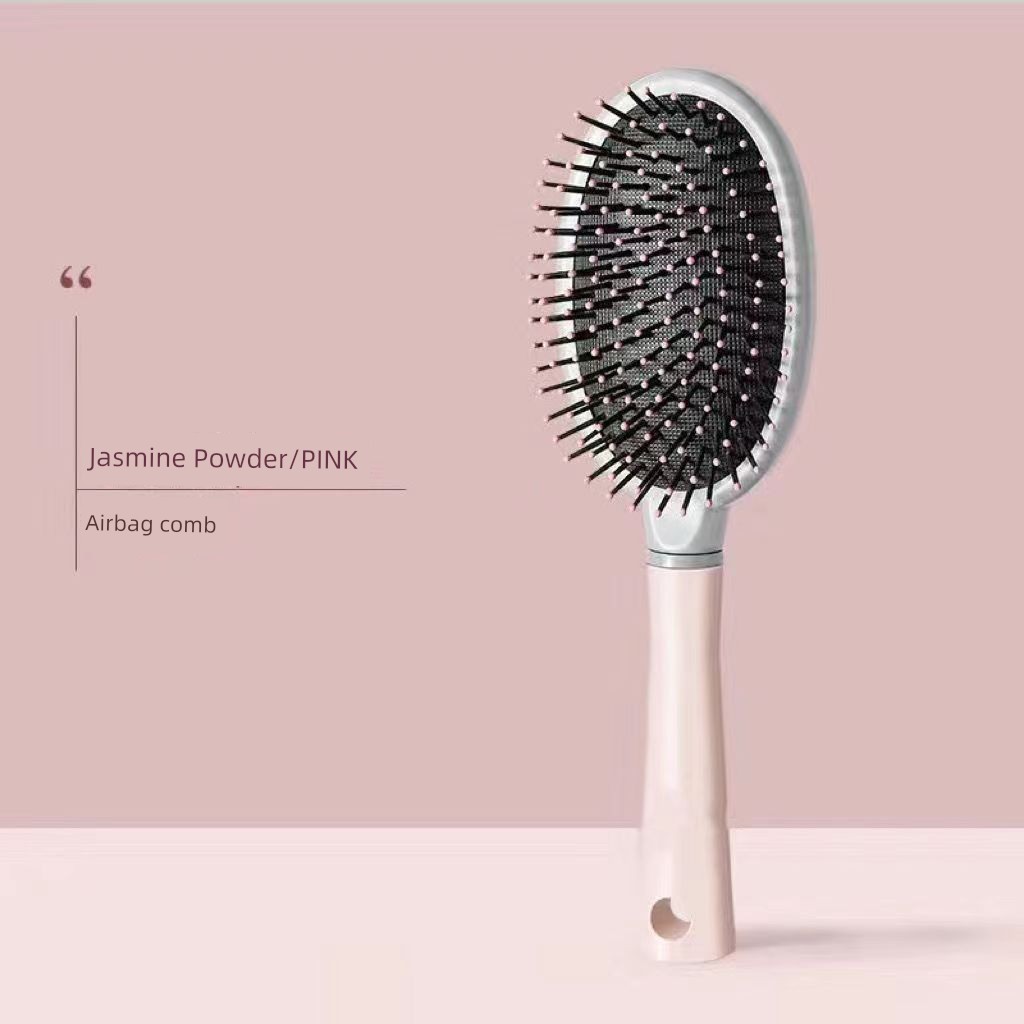 Net Red Large Rib Comb Portable Hair Curling Comb Back Head Fluffy Shape Handy Gadget Airbag Comb Massage Large Curved Comb