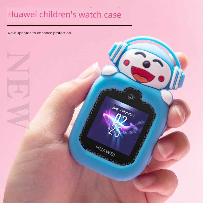 Applicable to Huawei Kids Watch 3pro Pendant Strap Smart Phone 3S Replace Wristband 3x Two-Color Version Silicone Honor Small K2 Tempered Film Super Version Accessory Protective Case Replacement Belt