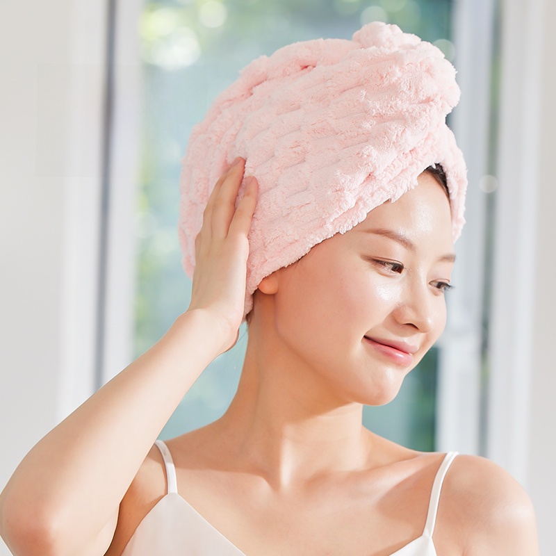 Grace Women's Hair Towel Thickened 1 Hair-Drying Cap