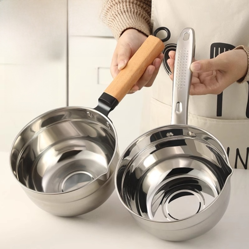 Kitchen Deepening Long Handle Commercial Large Spoon Stainless Steel
