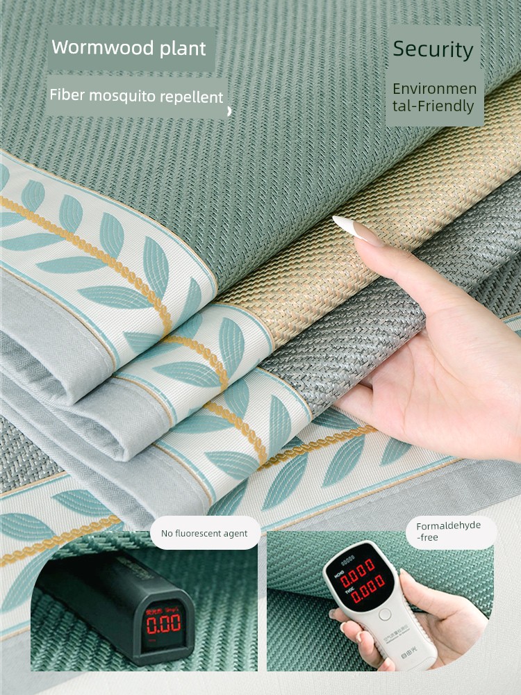 Classy Rattan Mat Sofa Cushion Summer Sofa Seat Cushion for Summer Cover Cloth Ice Silk Non-Slip Cold Feeling Argy Wormwood Cool Pad Cover