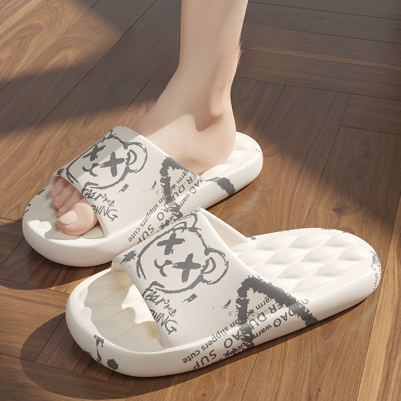 Anshangfen Men's Outerwear Home Bathroom Eva Slippers
