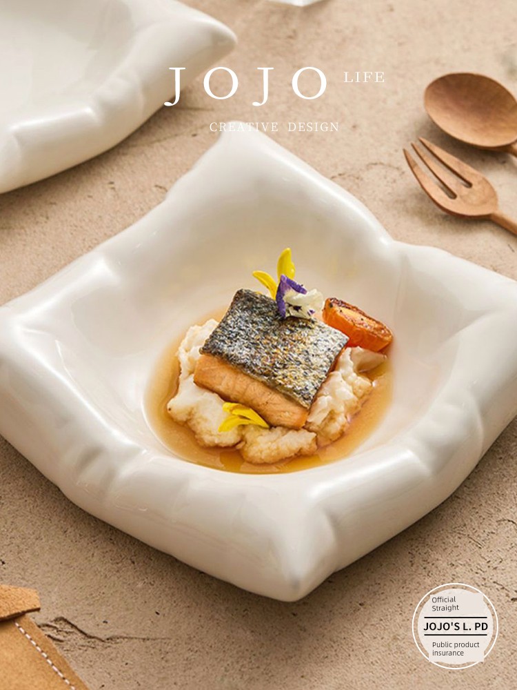 Jojo's L. Pd. Cannibalism. Ceramic Plate Household Dinner Plate Creative Hotel Restaurant | Mutual Disability