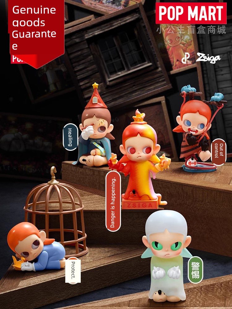 Pop Mart Zsiga Blind Box Toy Gift Hand Office