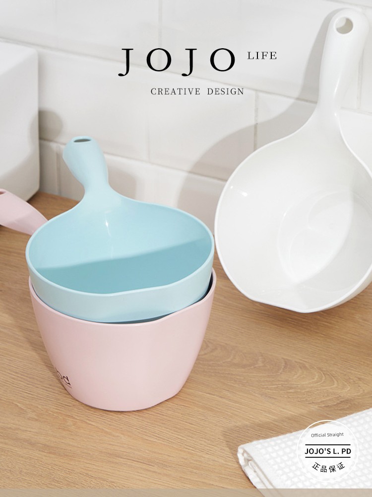 Jojo's L. Pd. Mr. Grocery. For Home Drop-Resistant Bailer Deepening Thickening Long Handle Creative | off-Ginseng