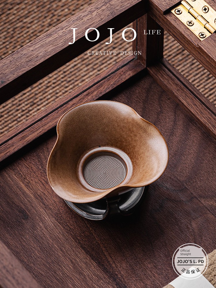 Jojo's L. Pd. Department. Tea Filter Kiln Baked Cangshan High-Grade Ceramics For Home Tea Strainer | Department