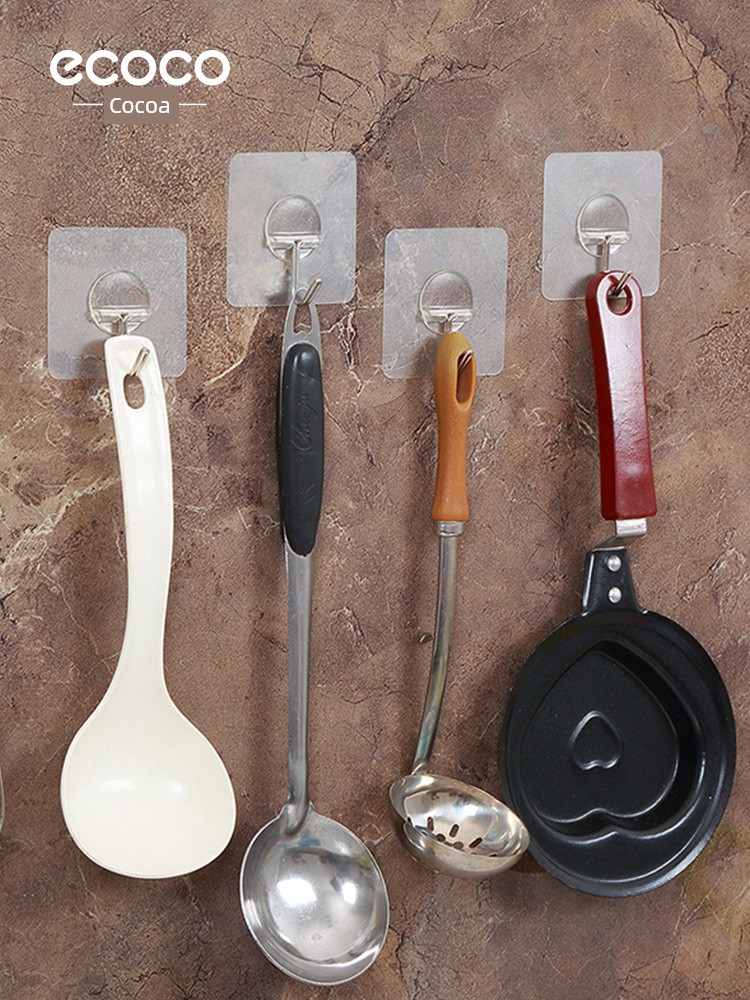 Strong Adhesive Sticking Kitchen Wall Sucker Rear Door Hook