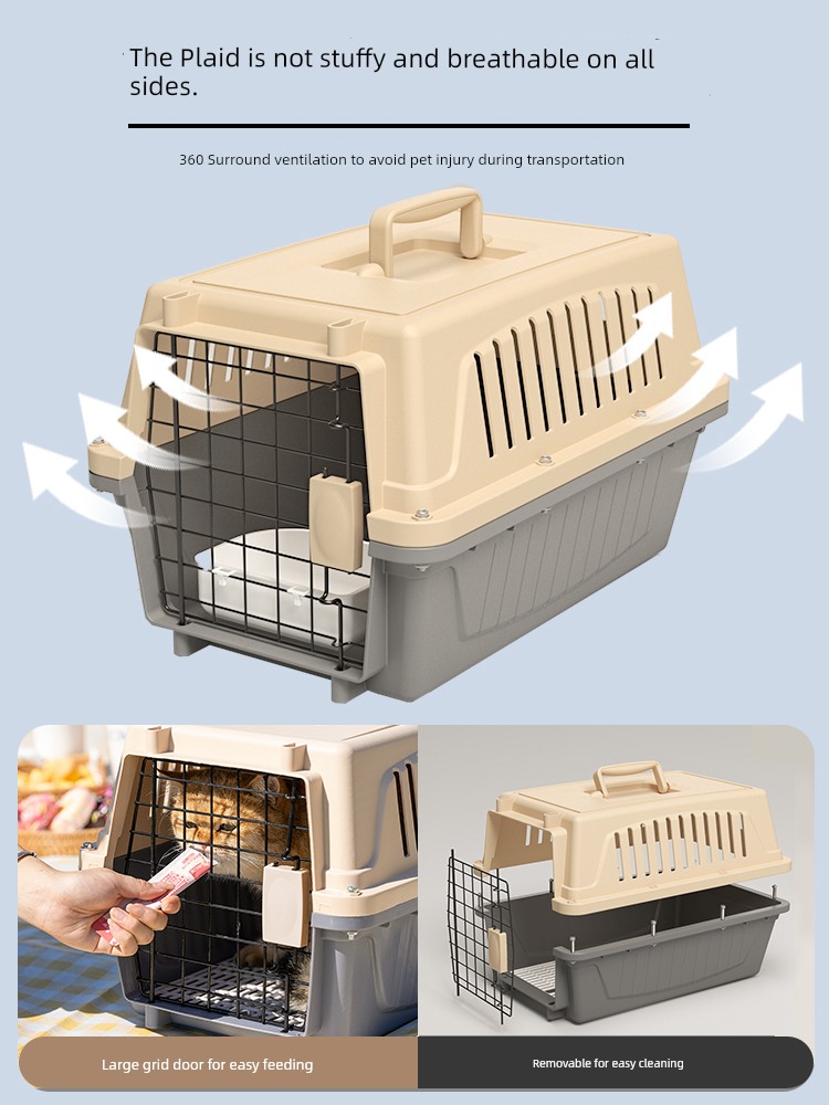 Cat Bag Outdoor Portable Cat Flight Case Dog Bag Pet Large Capacity Cat Nest Space Capsule Cat Cage Dog BackPack