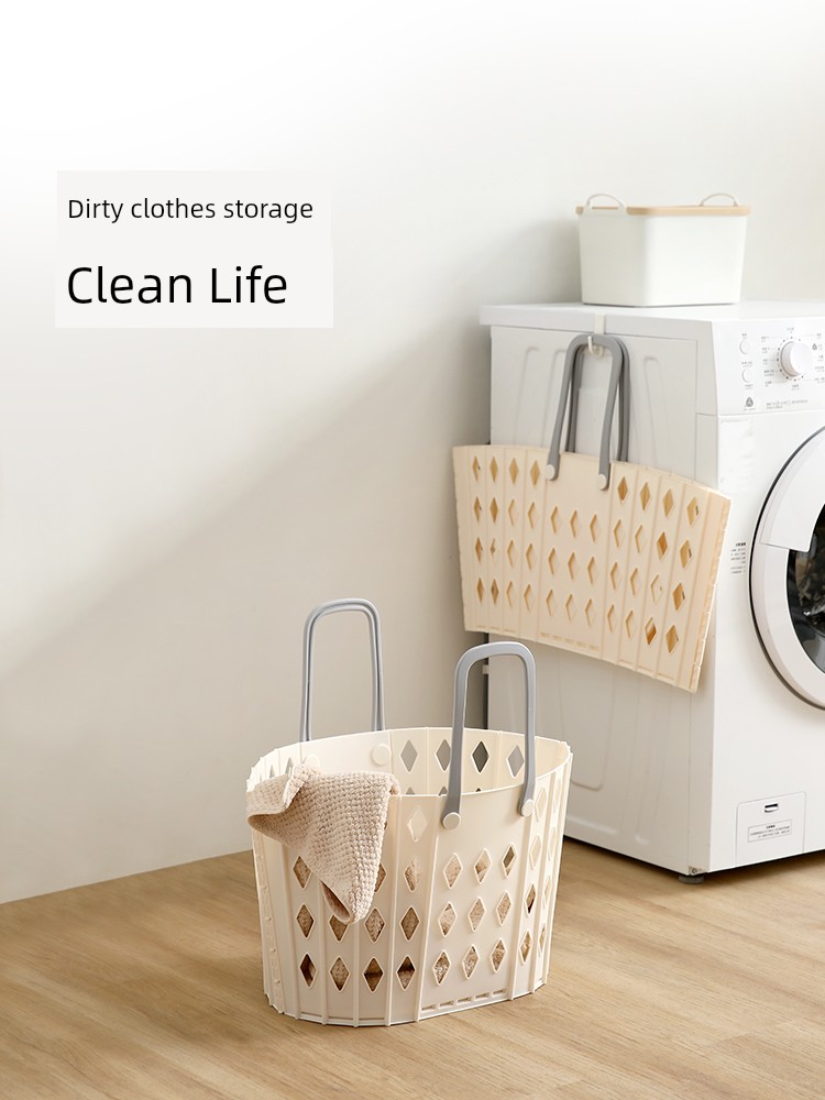 Fasola Dirty Clothes Basket Bathroom Dirty Clothes Storage Basket For Home Foldable Laundry Basket Sundries Storage Basket