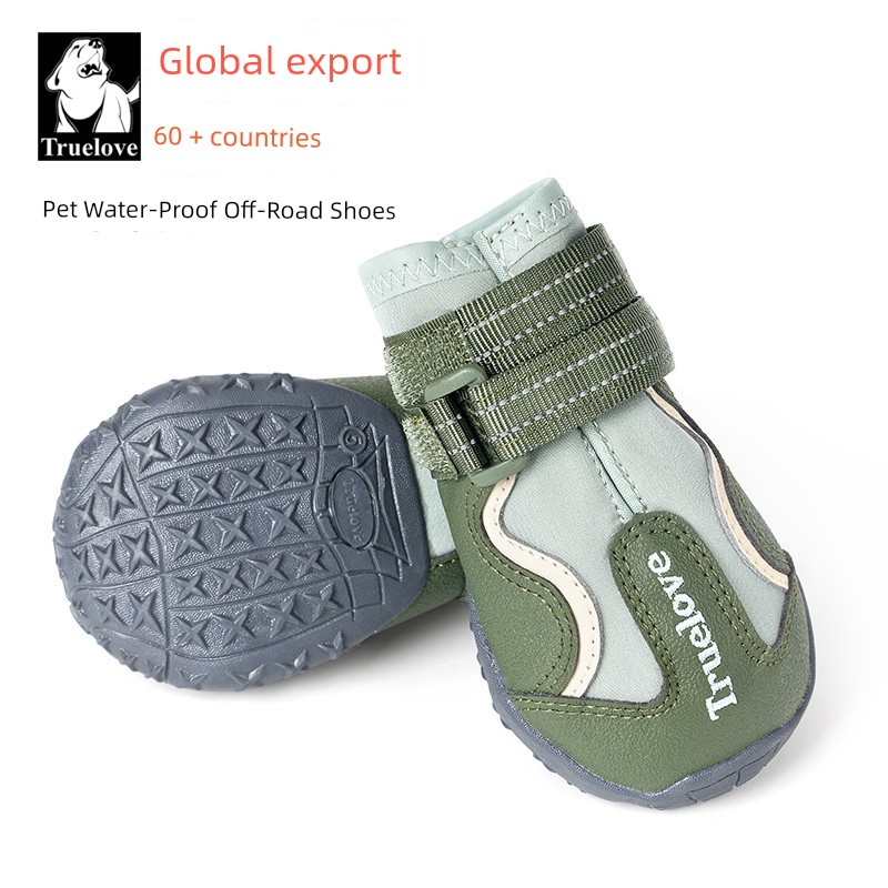 Truelove Dog Shoes Water-Repellent Anti-Drop Small Size Dogs Teddy Bichon Pet Special Dog Walking Anti-Dirty Booties