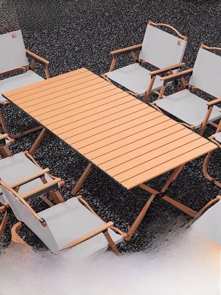 Foldable Table and Chair Picnic Equipment Supplies Full Set Outdoor