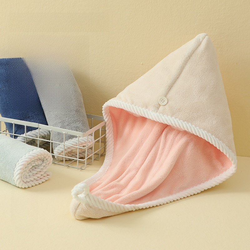Sanli Female Super Absorbent Soft Headcloth Hair-Drying Cap