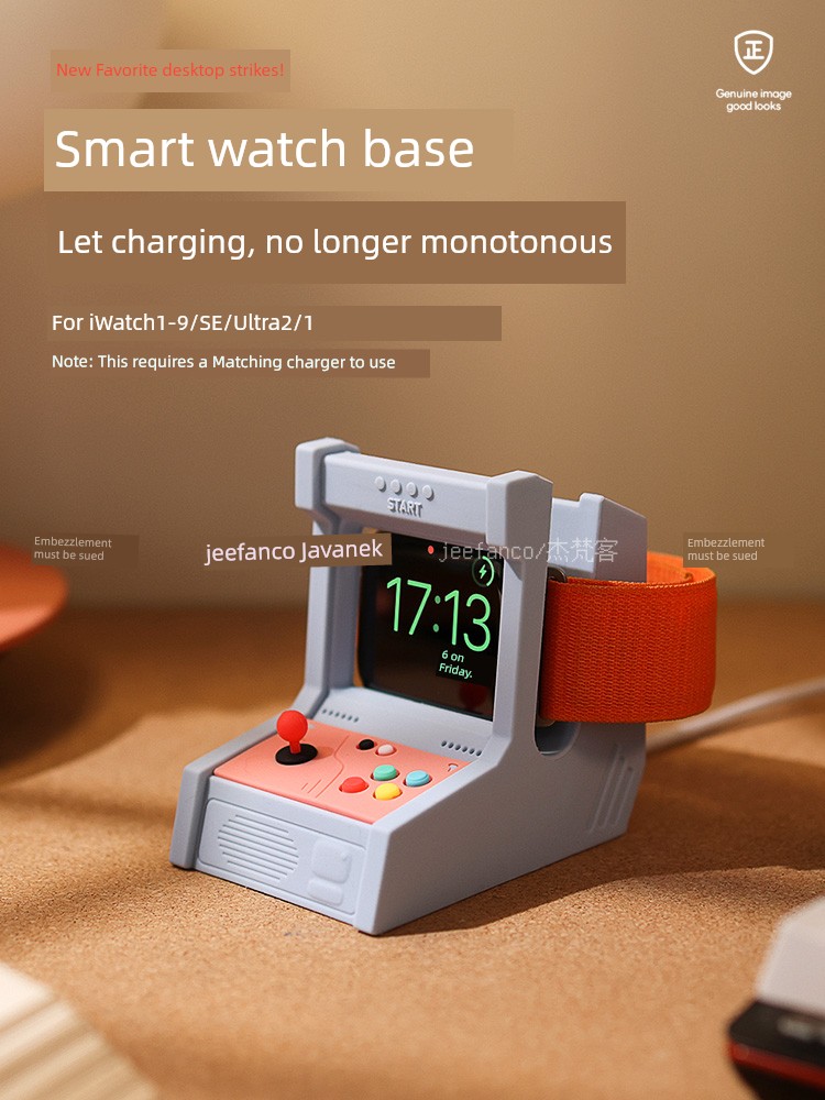 Applicable to Apple Watch Apple Watch Iwatch10 Charging Bracket Base Drop-Resistant Non Slip Bracket Charging Set Ultra2/S9/8/7/6/5/4/3/SE2 Magnetic Charger