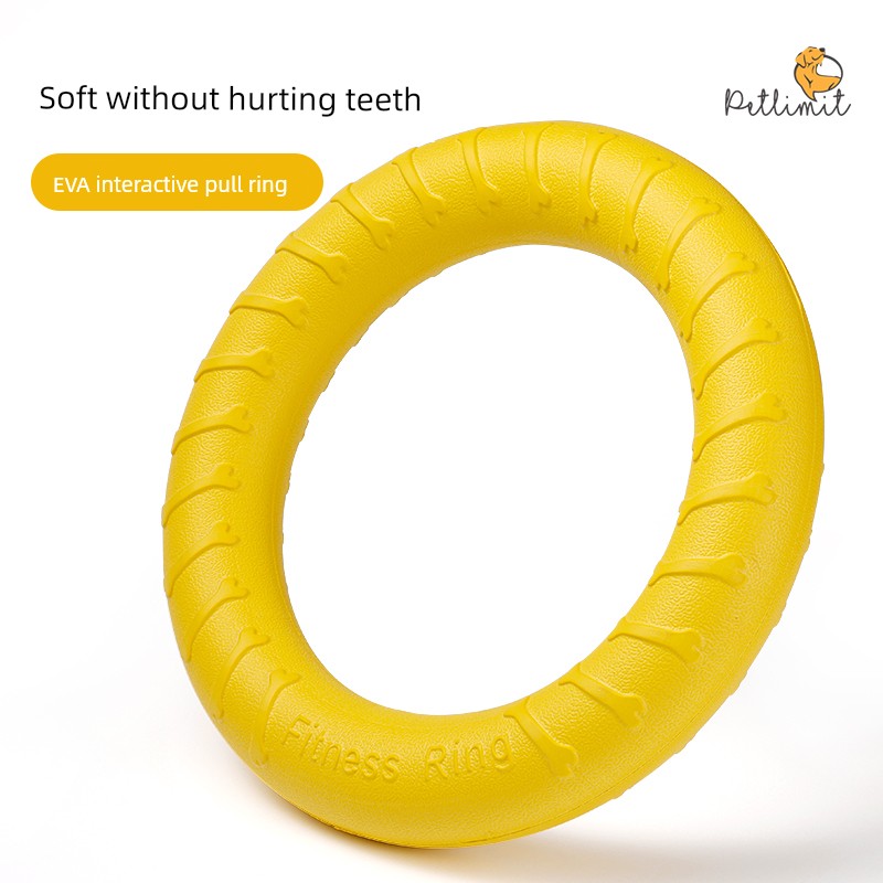 Dog Toy Bite-Resistant Pet Ring Border Collie Labrador Training Ring Frisbee Small Size Dogs Relieving Stuffy Funny Dog Handy Gadget