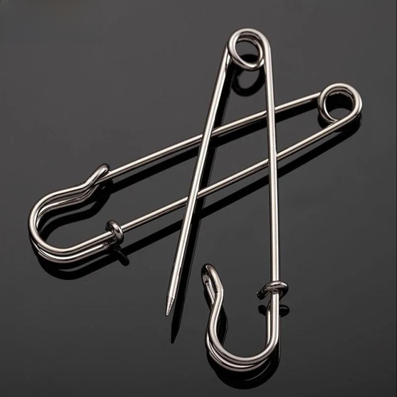 Fixed Large Pin Collection Waist of Trousers Pants Changed to Small Clothes Anti-Exposure Brooch Hard Safety Pin Corsage Buckle Safety