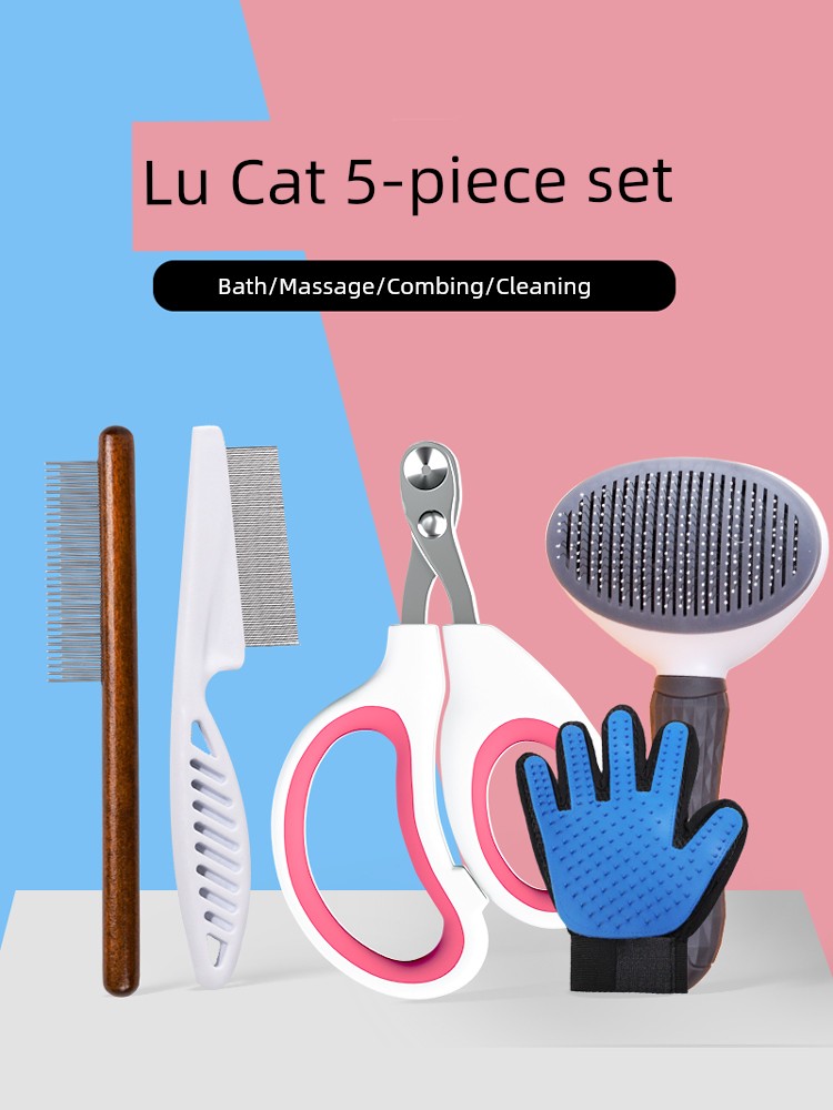 Pet Tool Nail Scissors Brush Cat Comb
