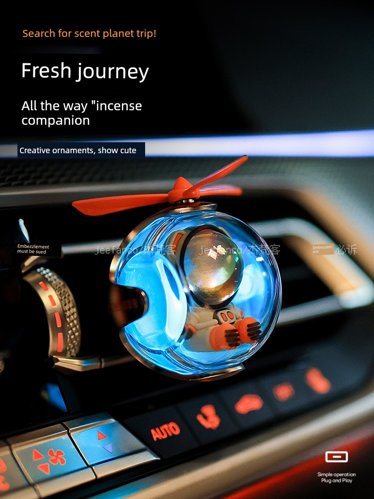 Air Conditioning Air Outlet Pilot Cartoon Car Aromatherapy