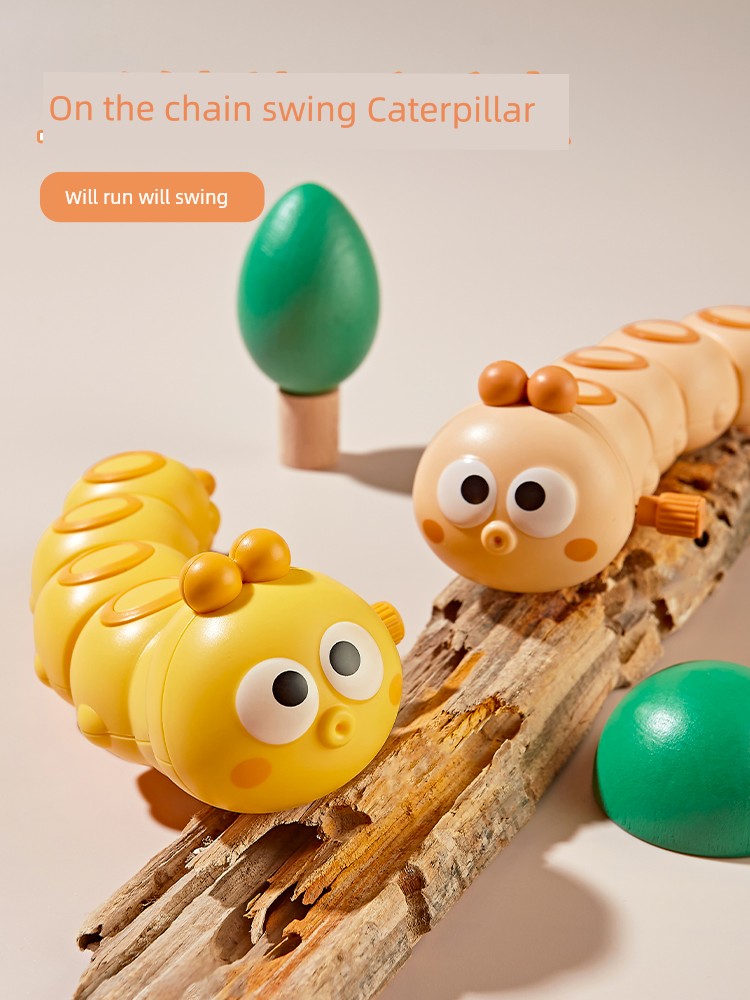 Caterpillar Children Education Wind-up Toy Moving Small Animal Winding Crawling 0-1 Year Old 2 Girl and Boy